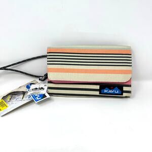 NWT Kavu Islamorada Crossbody Wallet Organizer Midsummer Stripe Travel Outdoor